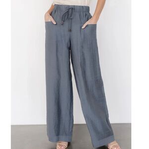 Baltic Born Leza Wide Leg Travel Pants NWT L